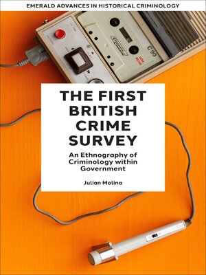 cover image of The First British Crime Survey